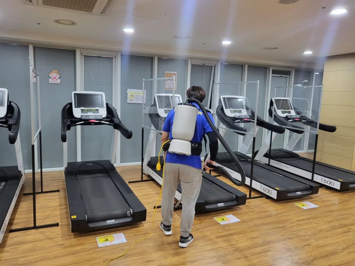 달서구 장동 헬스장 탕비실 직원 휴게공간 위생청소 사례 - 행진크린